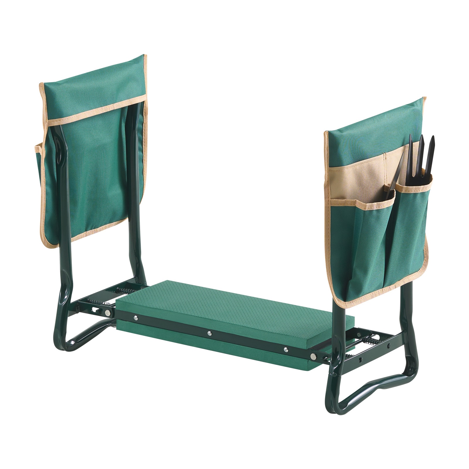 Garden Kneeler And Seat 6" EVA Pad Folding Garden Stool Heavy Duty Garden Bench_maomaolike.com